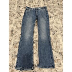 Silver Suki Slim Boot Women's Size 29/31 (Meas 30x30) Stretch Denim Blue Cowgirl